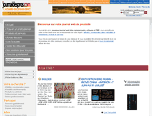 Tablet Screenshot of journaldespros.com
